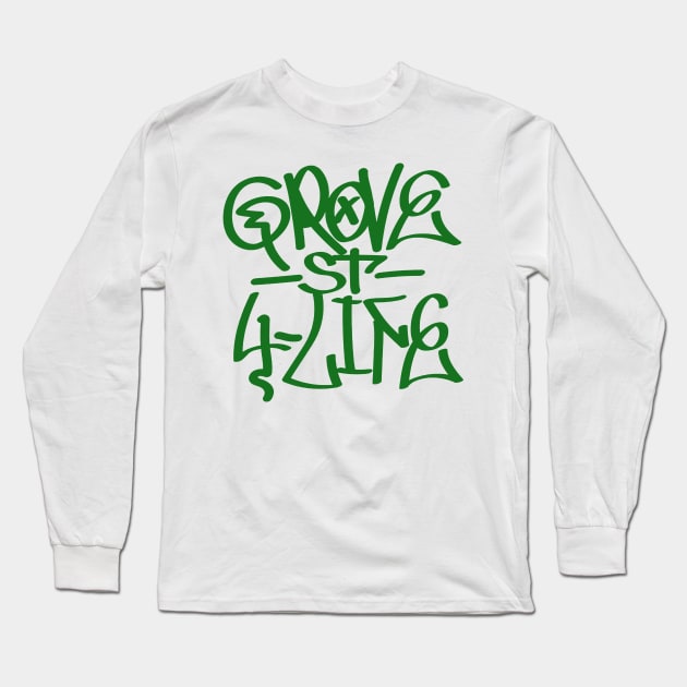 Grove Street Graffiti Long Sleeve T-Shirt by Attitude Shop